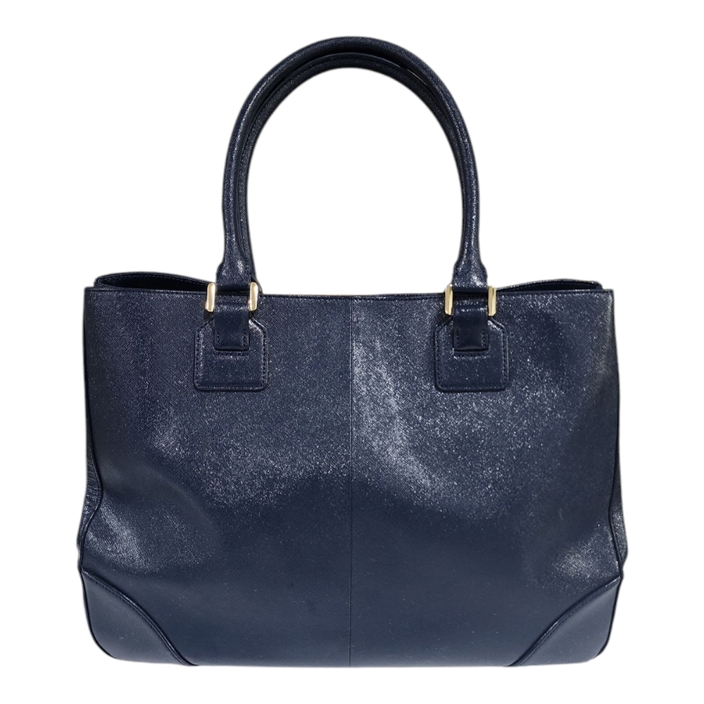Tory Burch Navy Blue Tote Bag - Picture 5 of 16